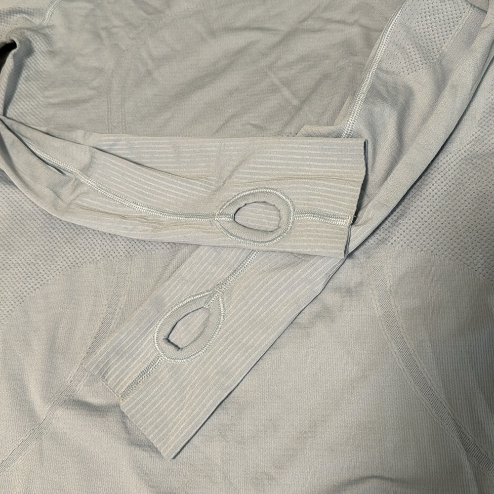 Lululemon Swiftly Tech 1.0, Size 10, Light Blue, … - image 2